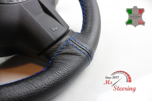 CUBIERTA VOLANTE CUERO NEGRO PARA ACURA MDX 01-06, AZUL CANIG 2 STIT - Imagen 6 de 12