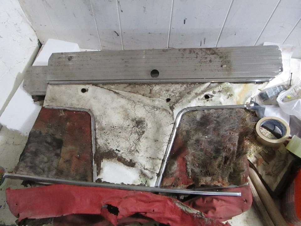 1955 Mercury Montclair интерьер 4 двери внутри двери отделка из нержавеющей стали полный комплект - Изображение 2 из 4