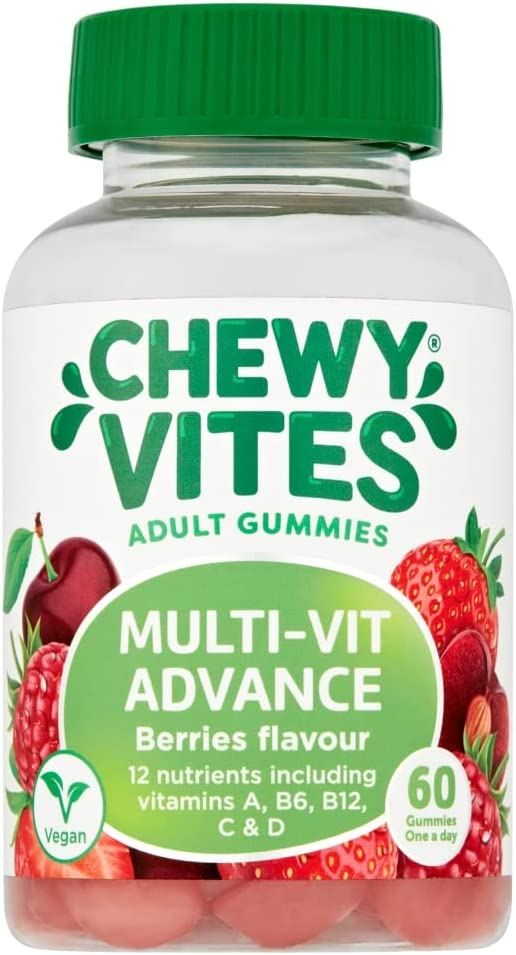 Chewy Vites Adults Multivitamin Advance | 60 Gummy Vitamins | 12 Essential...