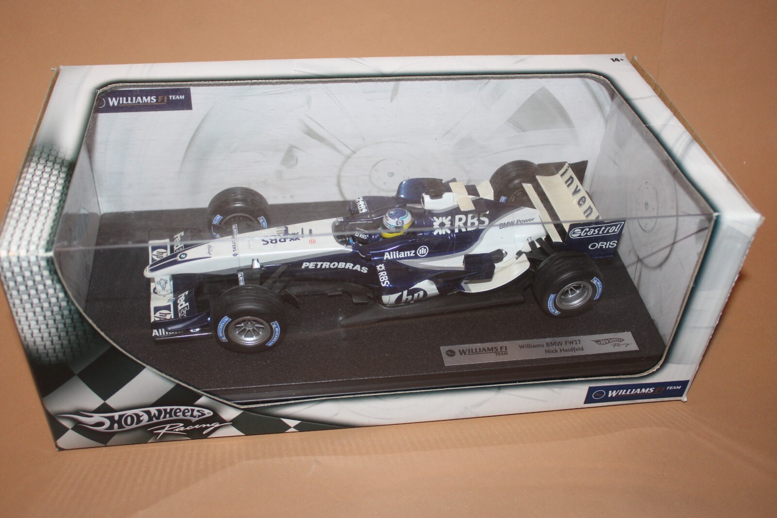 Hot Wheels Racing 1:18  Modellauto  F1 BMW Williams FW27  Nick Heidfeld OVP 2005
