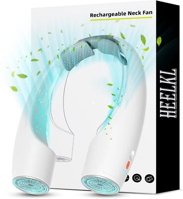 AI Neck Fan, 4-Speed Adjustable Portable Personal Fan