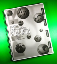 Owners Manual for Yamaha PSR-230 PSR-220 Portatone, 52 Pages With Clear Covers 