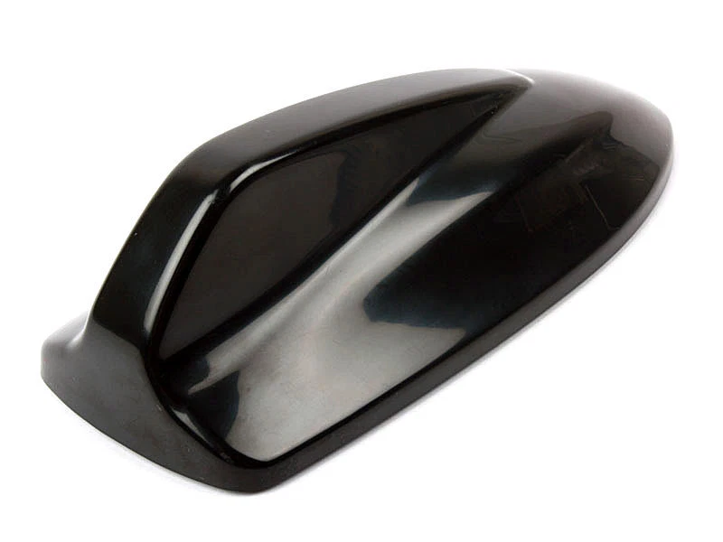 Antena ficticia aérea de aleta de tiburón estilo V pintada negra (personalizada Avl) ajuste universal Foto 3 de 3