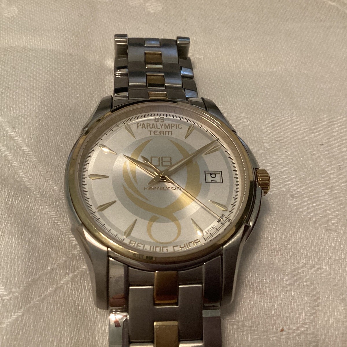 TEAM USA Beijing 2008 Olympic Hamilton Jazzmaster Watch Swiss Made