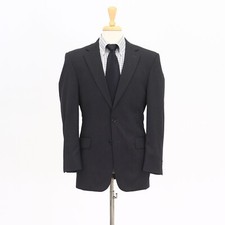 Jos. A. Bank 38R Gray Sport Coat Blazer Jacket Solid 2B Wool