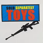 GI Joe Black Major COBRA SOLDIER RIFLE gun custom weapon accessory 1:18 part