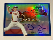 DREW FINLEY DRAFT 2015 LEAF CERTIFIED # 17/25 AUTOGRAPHED BASEBALL CARD