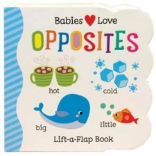 Opposites: Lift-a-Flap Children's Board Book (Babies Love) - Board book - GOOD