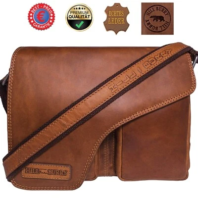 Hill Burry Leder Umhängetasche Schultertasche Messenger Schultertasche Tasche
