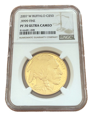 US 2007 W Gold 1 oz $50 NGC PF70UC Proof Gold Buffalo | eBay