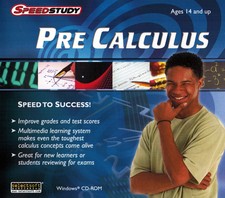 SpeedStudy QuickStudy Pre-Calculus - Improve Grades Scores PC Windows Sealed New