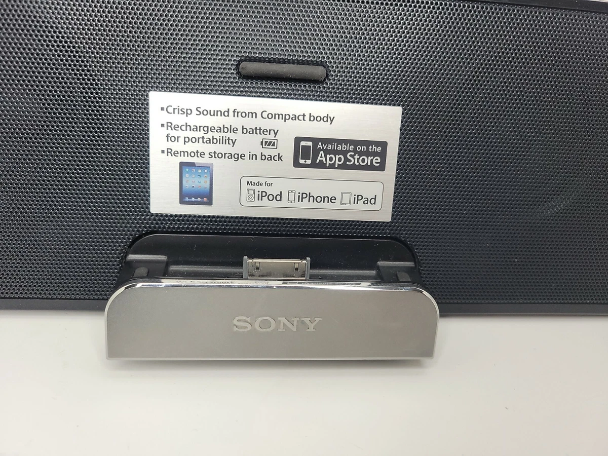 Sony rechargeable lightning speaker & cheap charging dock