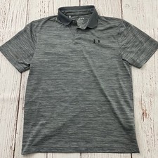 Under Armour Short Sleeve The Performance Golf Polo Shirt Men's Medium Gray