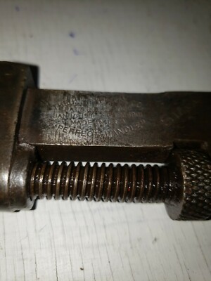 H D Smith Co ''Perfect Handle'' Monkey Wrench Pat Oct 30 1900-Jan 15,1901 / Feb 26