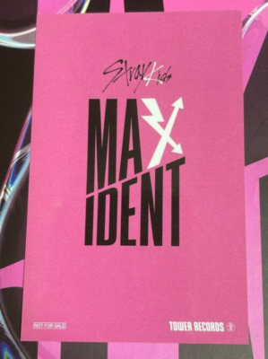 Stray Kids Felix MAXIDENT Tower Records Benefits Photocard Photo