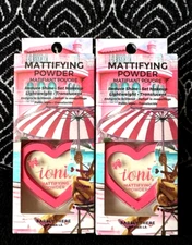 2pk IONI BEAUTY DOLLHOUSE MATTIFYING PRESSED POWDER OIL CONTROL MATTE FINISH LOT