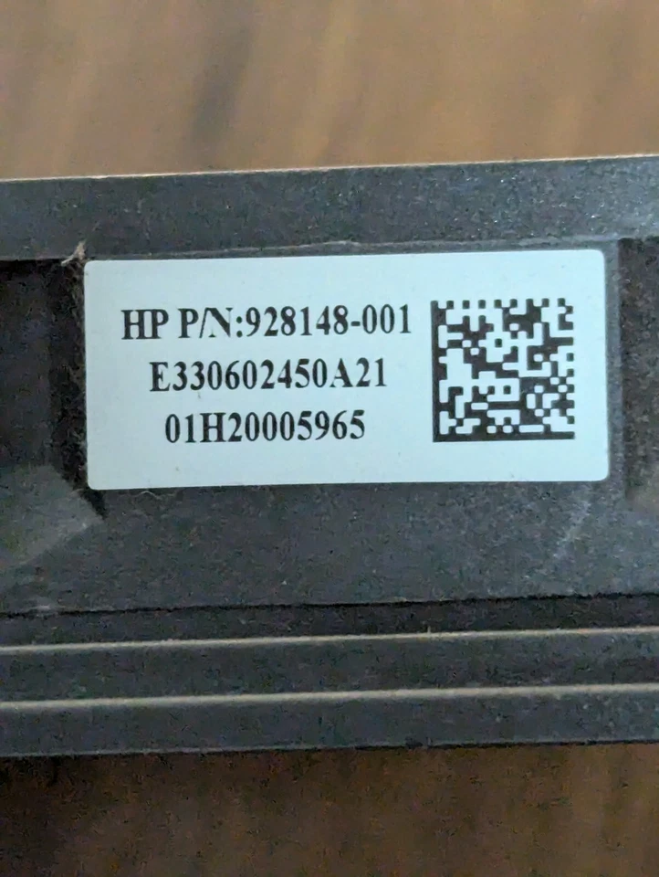 HP OMEN 880 DS09225R12H Rear Case Fan 4 pin original used - Image 4 of 4