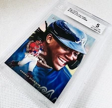 2021 Topps Game Within The Game Ronald Acuna Jr. #1 Paul Jennis BGS 5 Excellent