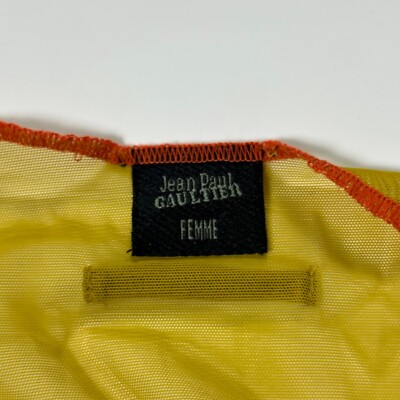 JEAN PAUL GAULTIER Spring Summer 1996 Cyberbaba Mesh Cropped