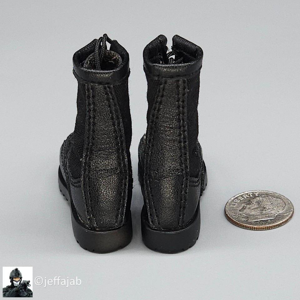 16 Soldier Story NYPD ESU K9 Division Black Danner Boots (Foot Type