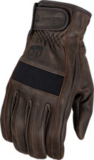 HIGHWAY 21 Jab Full Leather Gloves 5X Brown 489-00415X