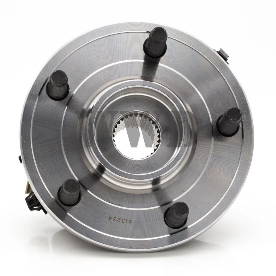 Pair Front Wheel Hub & Bearing For 2005-2010 Jeep Grand Cherokee 06-10 Commander Foto 4 de 4