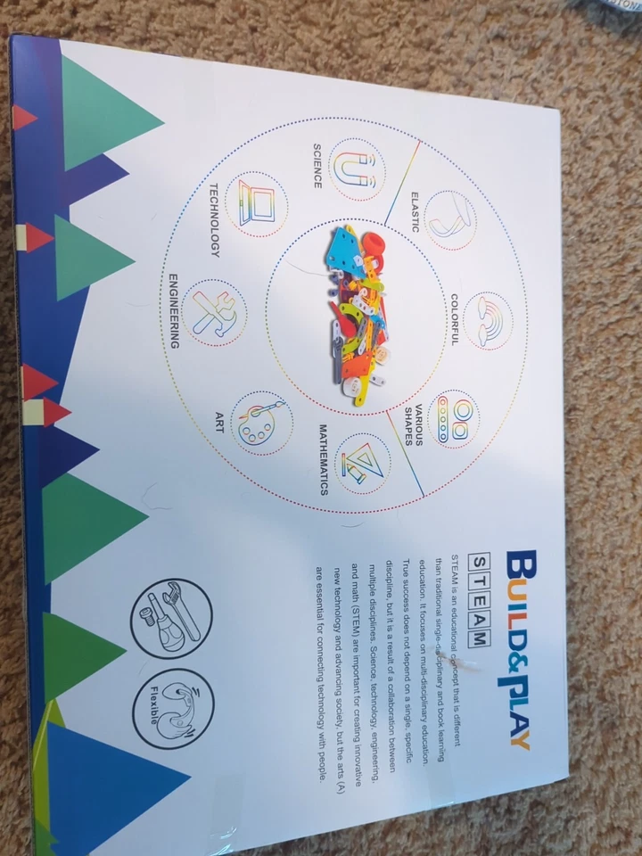 bcp Build & Play Steam набор 5 в 1 транспортные средства возраст 5+ гибкий образовательный 148 ПК - Изображение 2 из 4