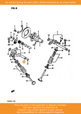 SUZUKI Shaft, Rocker Arm Ex, 12871-38200 OEM