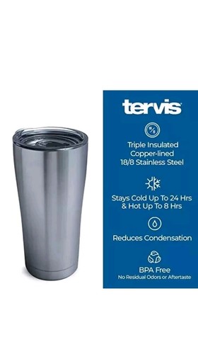 Tervis Butterfly Garden Triple Walled Insulated Tumbler Travel Cup Keeps Drin... - Picture 3 of 4