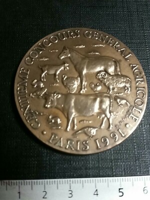 MEDAILLE CENTIEME CONCOURS GENERAL AGRICOLE 1991 PARIS par BARON