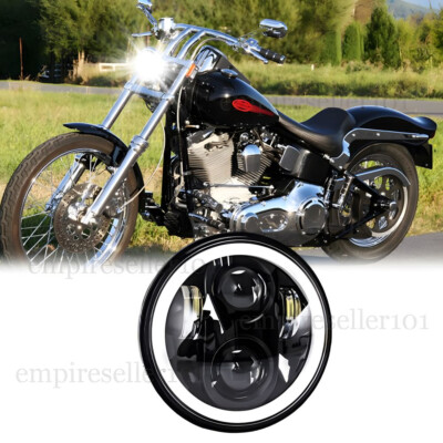 5.75'' Inch LED Headlight w/ Halo DRL for Harley-Davidson Softail Standard FXST