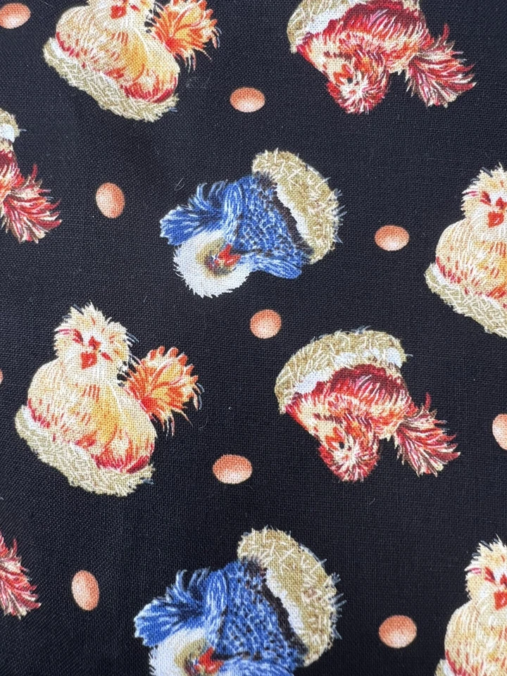 Down on the Farm Lisa Sparling Country Chickens Robert Kaufman 6 yards 9658 - Image 2 of 4