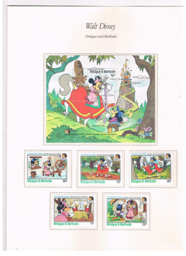 Antigua-et-Barbuda Michel N° 905-09, Bl. 102, W. Disney (souris Mickey), timbre neuf - Photo 1 sur 1