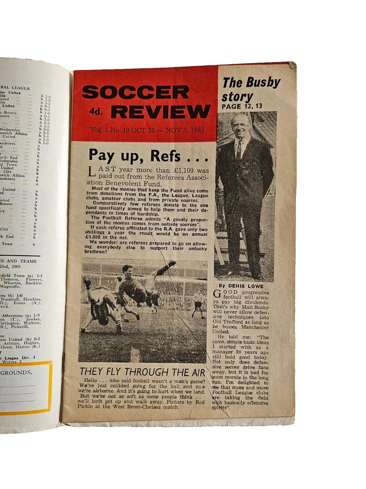 Wolverhampton Wanderers v Crystal Palace.  30th October,  1965. Second Division. - Image 2 of 4