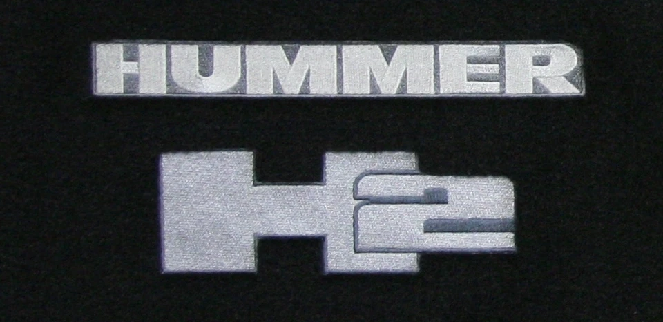Alfombrillas delanteras LLOYD Classic Loop NEGRAS; 2003 a 2007 HUMMER H2 *Logotipos plateados Foto 2 de 4