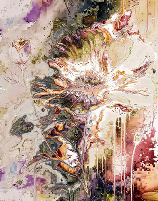 Floral Fine Art Print 11x14 Archival Botanical Wall Art Abstract Flower Décor