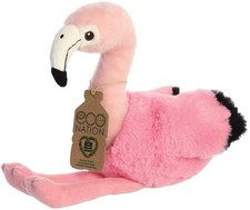 Flamingo Kuscheltier Eco Nation - Aurorawold Stofftier Plüschtier 35005