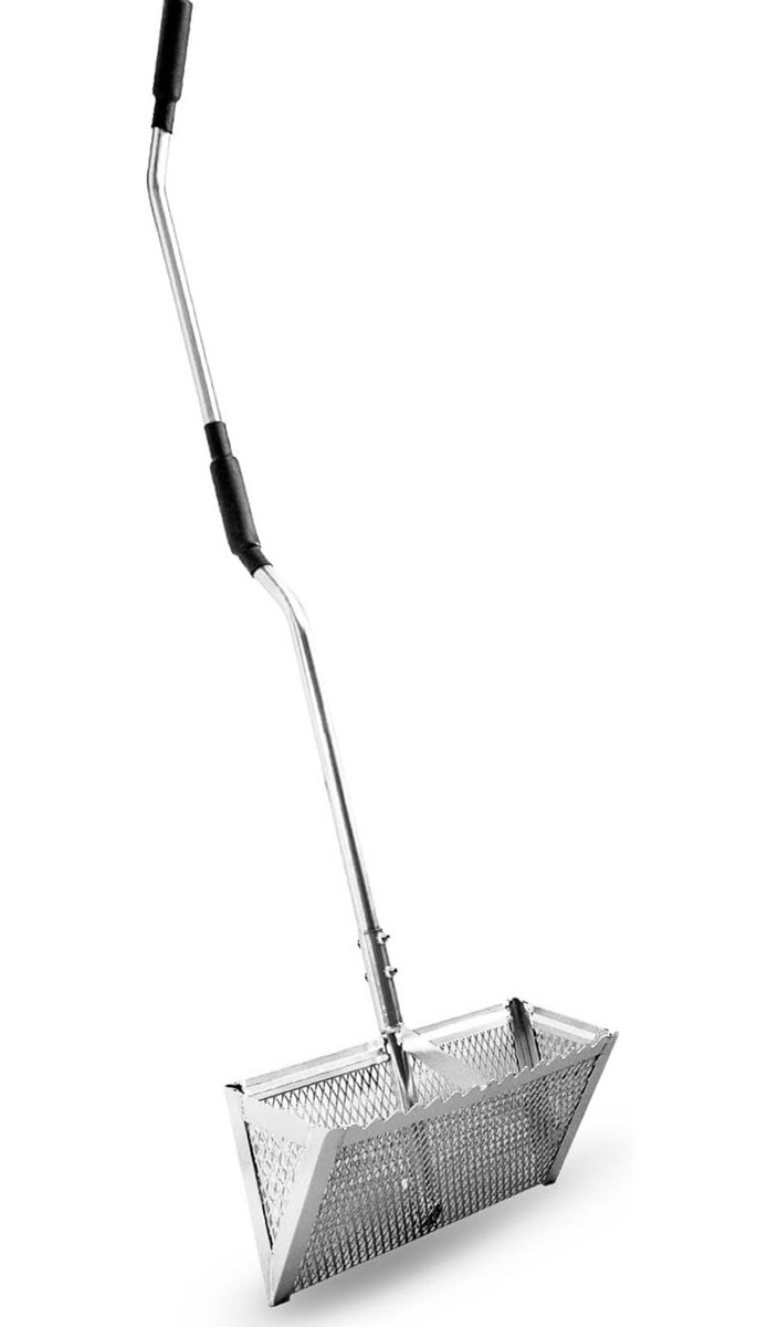 Sand Flea Rake,16-Inches Wide Basket, 52” Long Strong Assembly