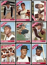 1966 Topps Pittsburgh Pirates Team Set 6.5 - EX/MT+ 5282697