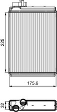 Wärmetauscher Innenraumheizung VALEO 811507 für A4 B8 AUDI 8K5 Aluminium 8K2 A5