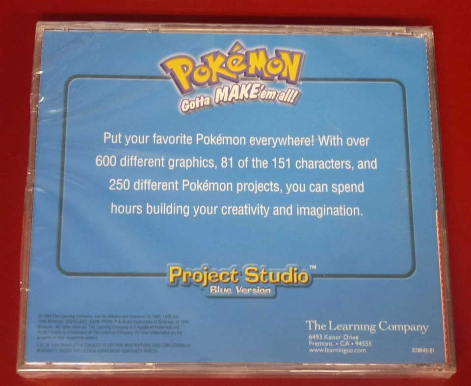 Software PC Pokemon Gotta Make em all Project Studio Blue Version NEW Jewel - Image 2 of 2
