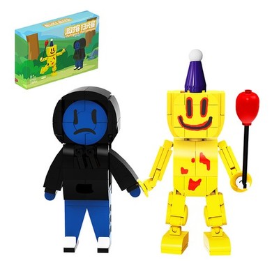 2-in-1 Yellow Monster and Black Monster with Original Box 230 Pieces MOC Build