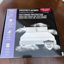 Protect A Bed Dream Cloud Mattress Protector Queen Waterproof Breathable Tencel