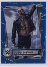 2025 Topps Chrome WWE Blue Refractor 78/150 Karl Anderson #79 3g6