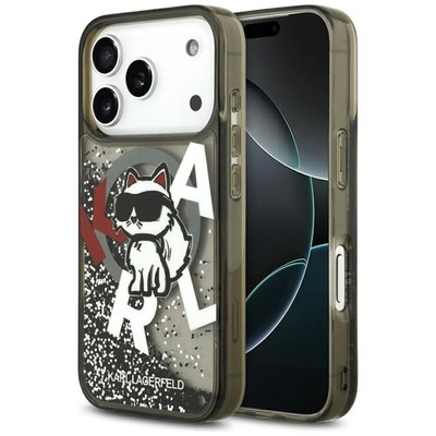 Handyhülle für iPhone 17 Pro Karl Lagerfeld Case Cover Schutzhülle Etui Rauchig