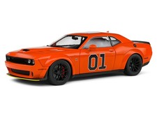 Dodge Challenger SRT 2023 orange diecast model car S1805713 Solido 1:18
