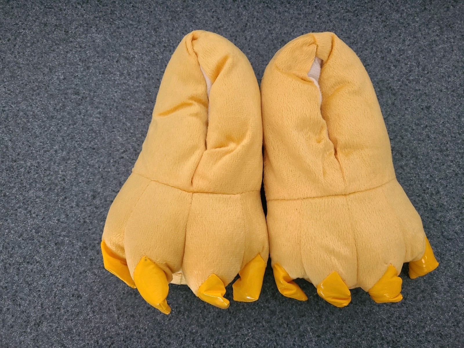 PANTOFOLA D’ORO Pantofole zampa peluche giallo dinosauro ST bambino