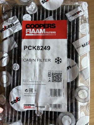 Coopers Fiaam PCK8249 Cabin Filter - Renault Megane III