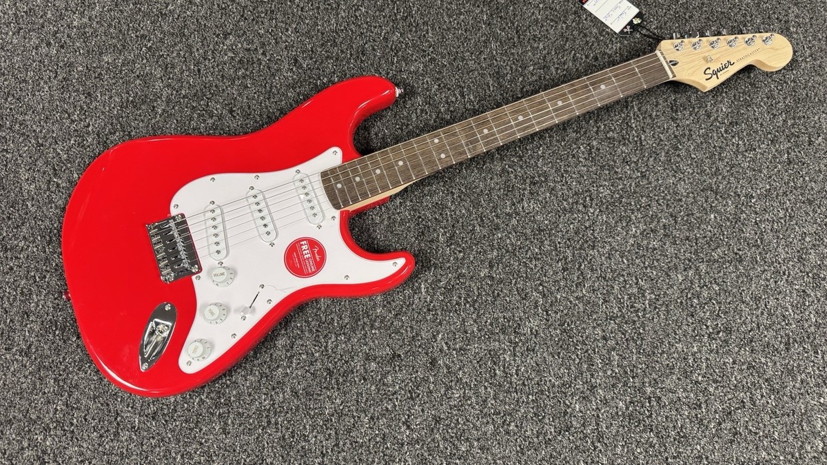 Squier Sonic Stratocaster HT Electric Guitar - Torino Red | eBay