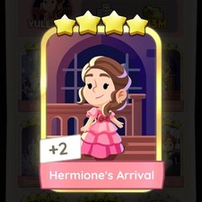 Golden Blitz - Monopoly Go Stickers 4 Star   Hermione's Arrival  